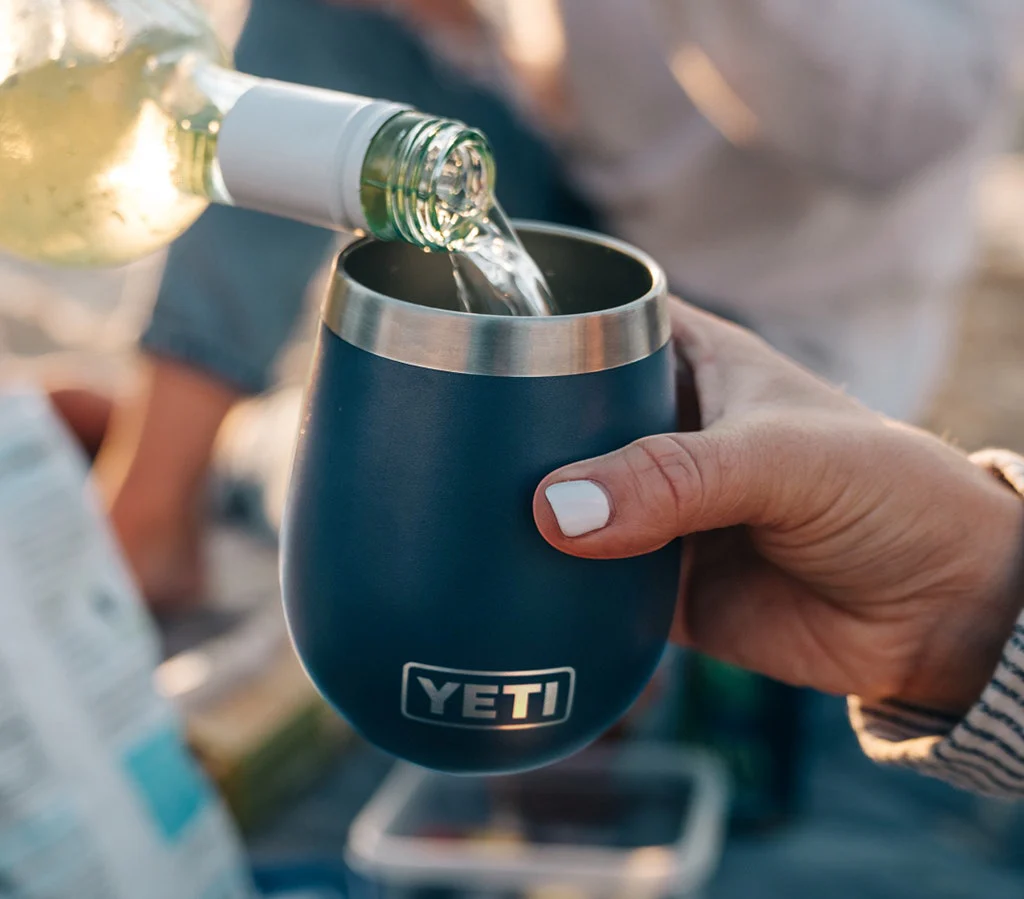 Yeti Rambler 10 Oz Wine Tumbler White